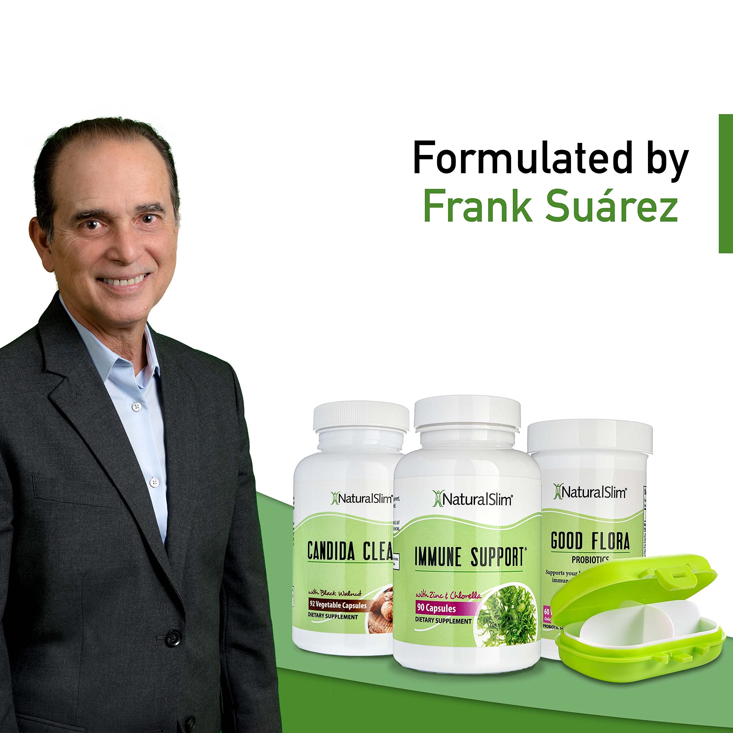 NaturalSlim Candiseptic Kit good-flora probiotic illustrates gut balance potential