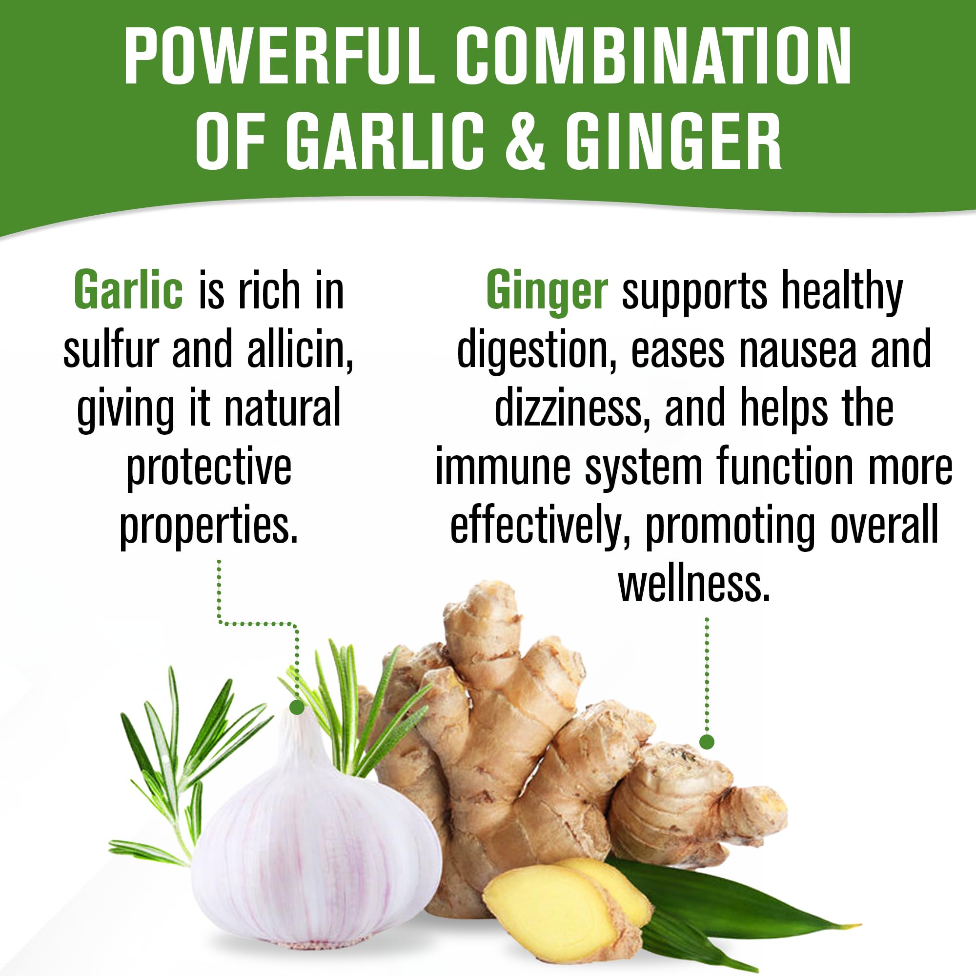 NaturalSlim Garligin garlic-ginger blend promoting natural balance and metabolic support.