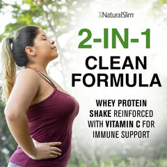 NaturalSlim Metabolic Protein C-Plus package close-up highlighting ingredients