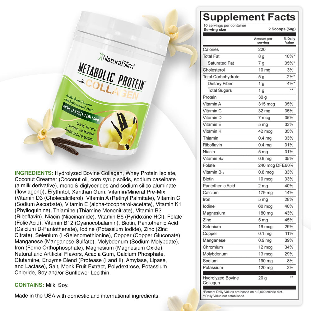 NaturalSlim vanilla shake blended for post-workout recovery