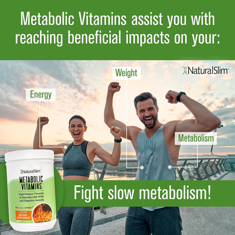 NaturalSlim Metabolic Vitamins daily packets ready for one-per-day routine
