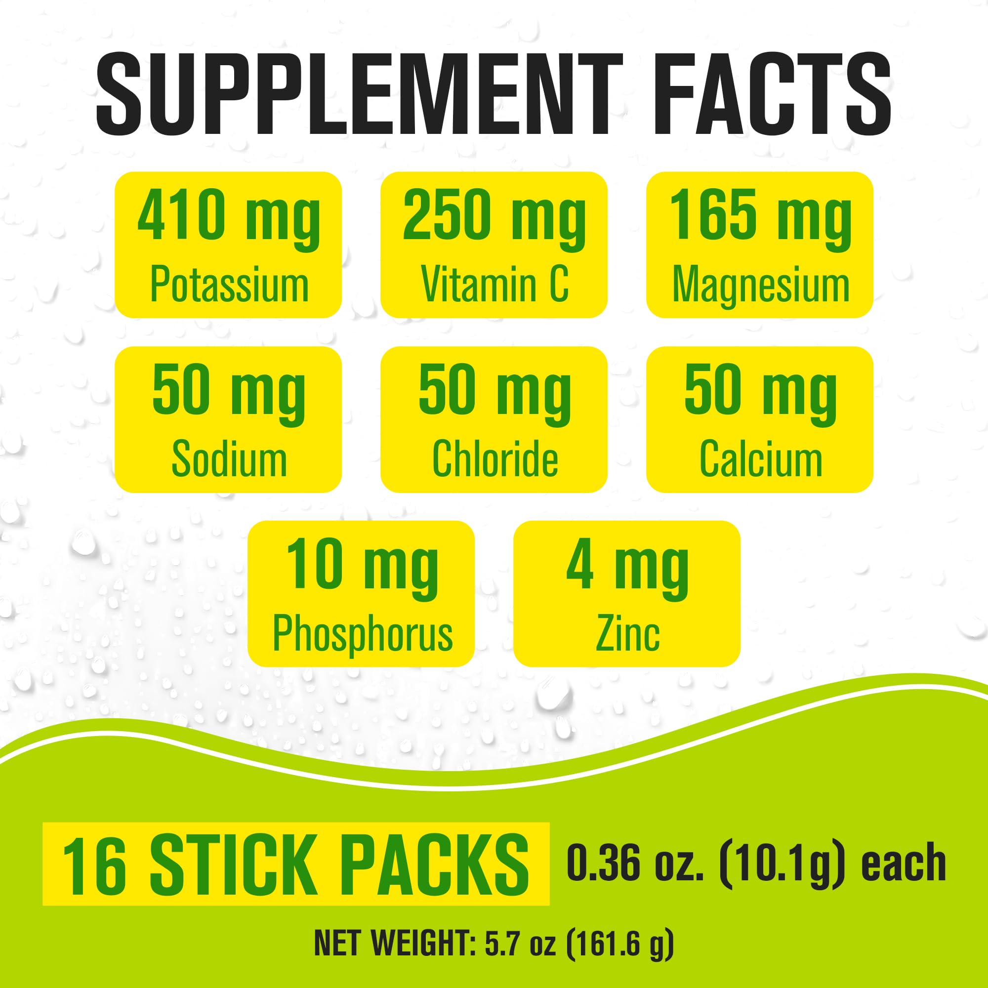NaturalSlim prebiotic gut-health Lemon Lime stick pack supports digestion during workouts