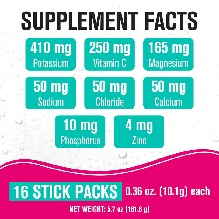 NaturalSlim fruit punch stick packs ready for on-the-go hydration during workouts