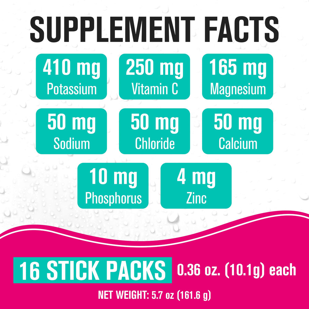 NaturalSlim fruit punch stick packs ready for on-the-go hydration during workouts