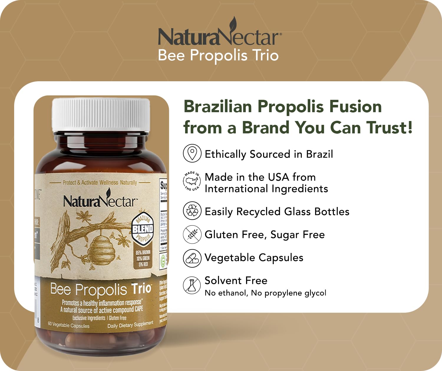 NaturaNectar Flav-M15 extract label highlights flavonoid richness.