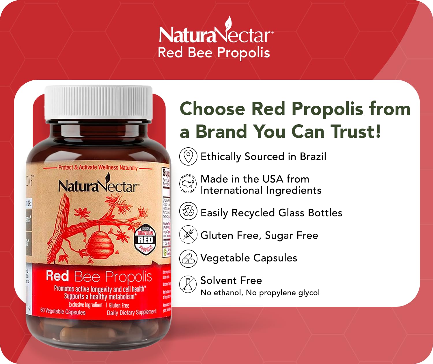 Green extraction process image for NaturaNectar propolis, solvent-free purity.