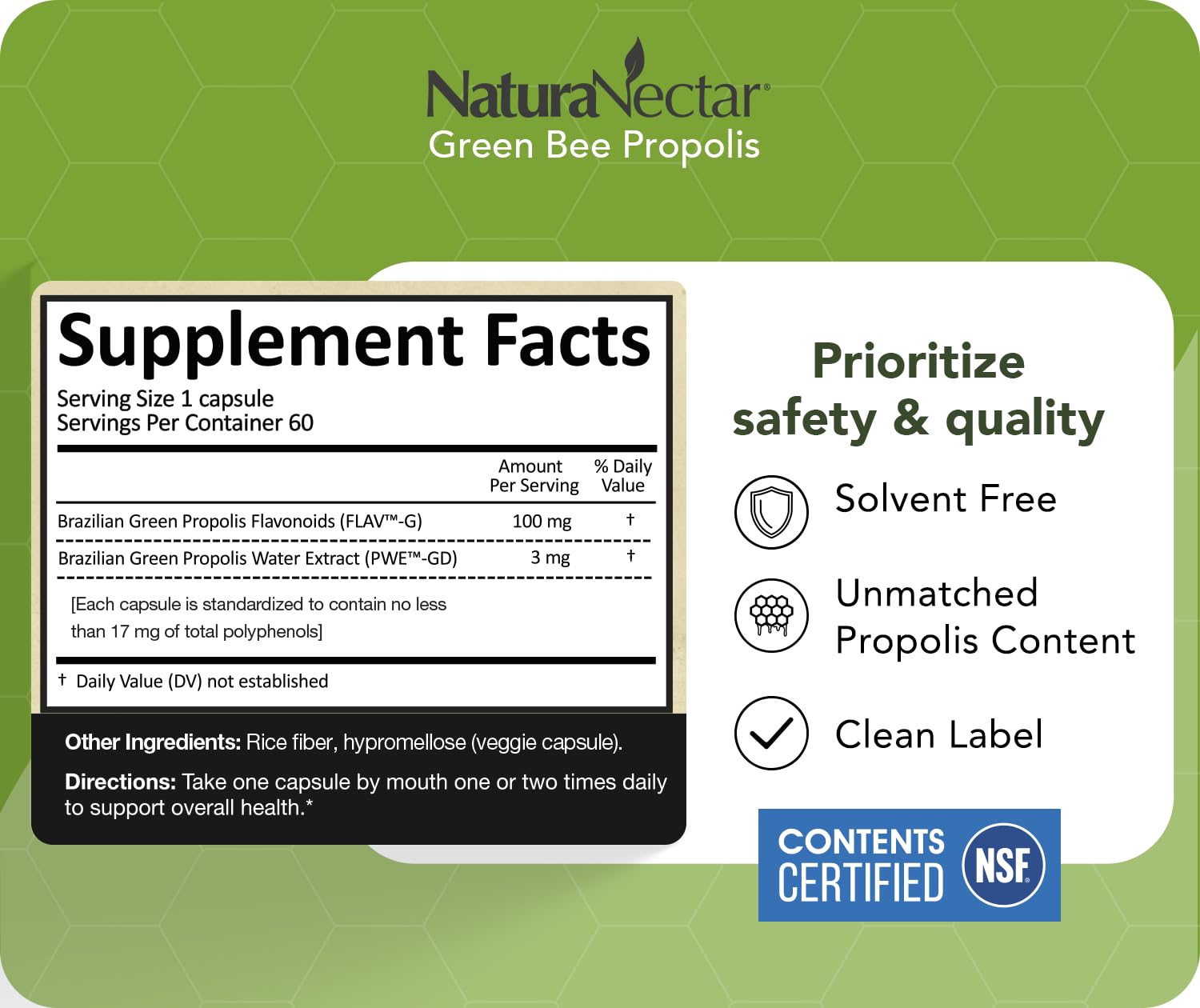 Water-based extraction process emphasizes a clean, chemical-free formulation.