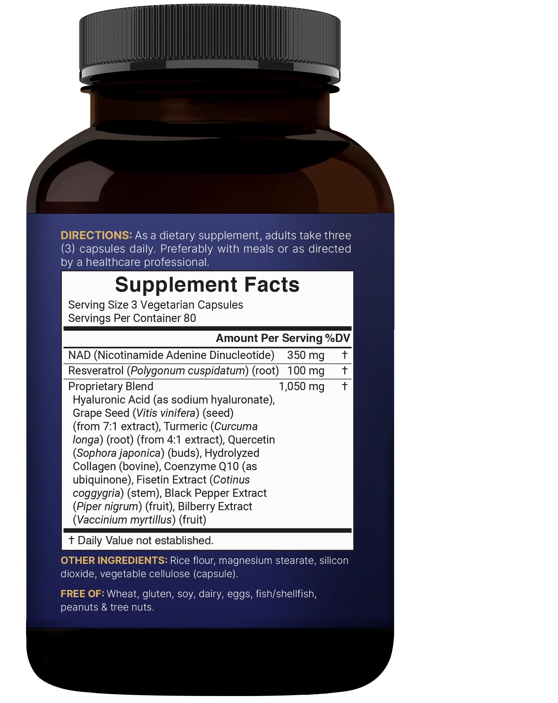 CoQ10 detail in NatureBell NAD+ Complex highlighting added antioxidant synergy.