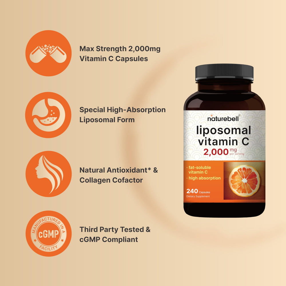 NatureBell lab-tested label indicating non-GMO and allergen-free ingredients.