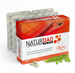 NATURDAO Plus enzyme tablets in packaging showing stability and convenience