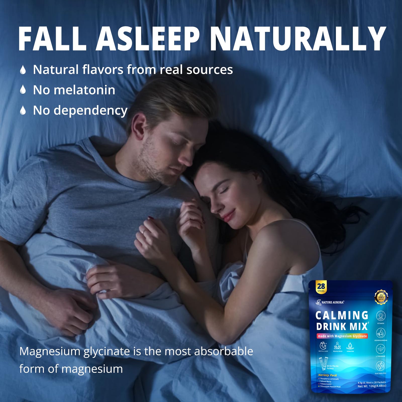 Nature Aurora Cortisol Calm vitamin D symbol with mood support