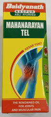 Nature Blaze Mahanarayan Taila bottle ready for traditional joint care routine