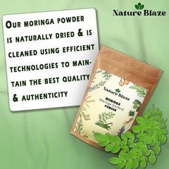 Scoop included with Nature Blaze Moringa powder for accurate daily use