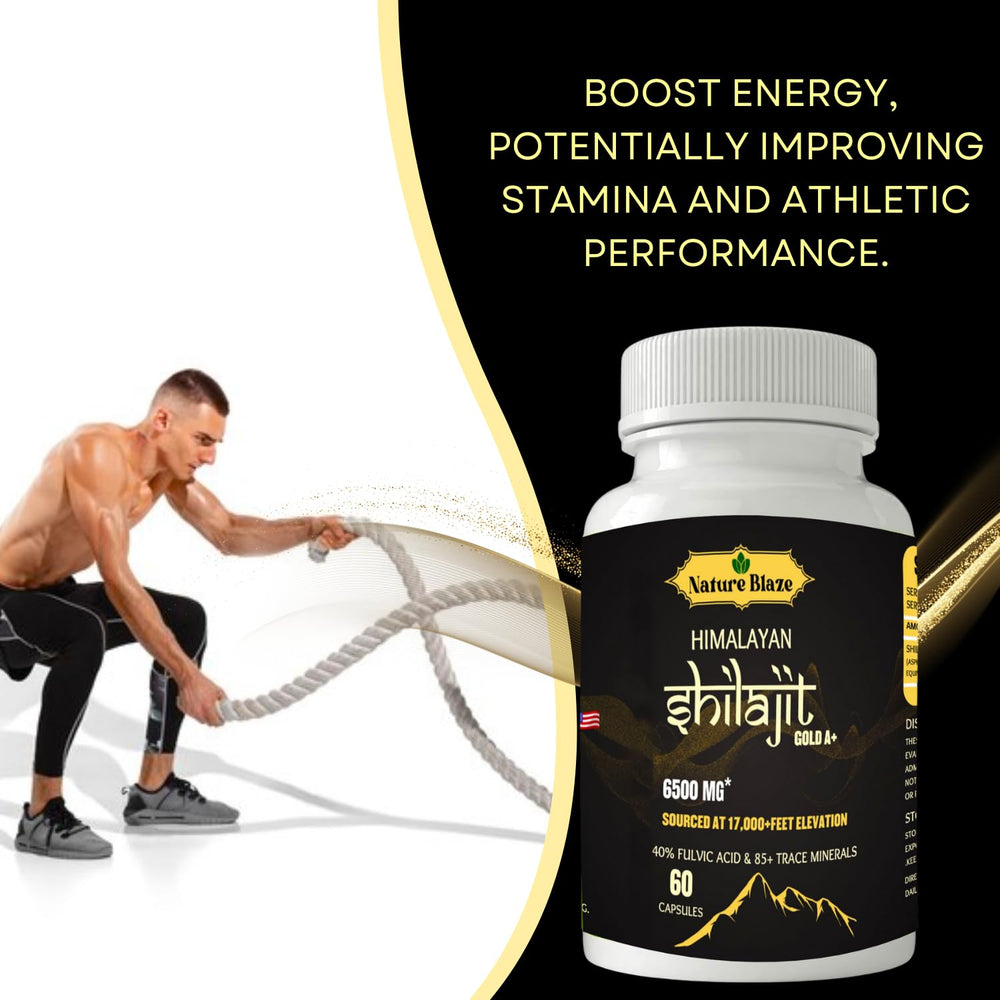 Nature Blaze Shilajit bottle in hand — easy daily use.