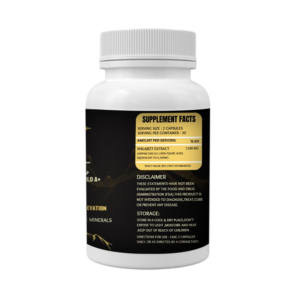 Nature Blaze Shilajit capsules packaging — tidy, travel-friendly.