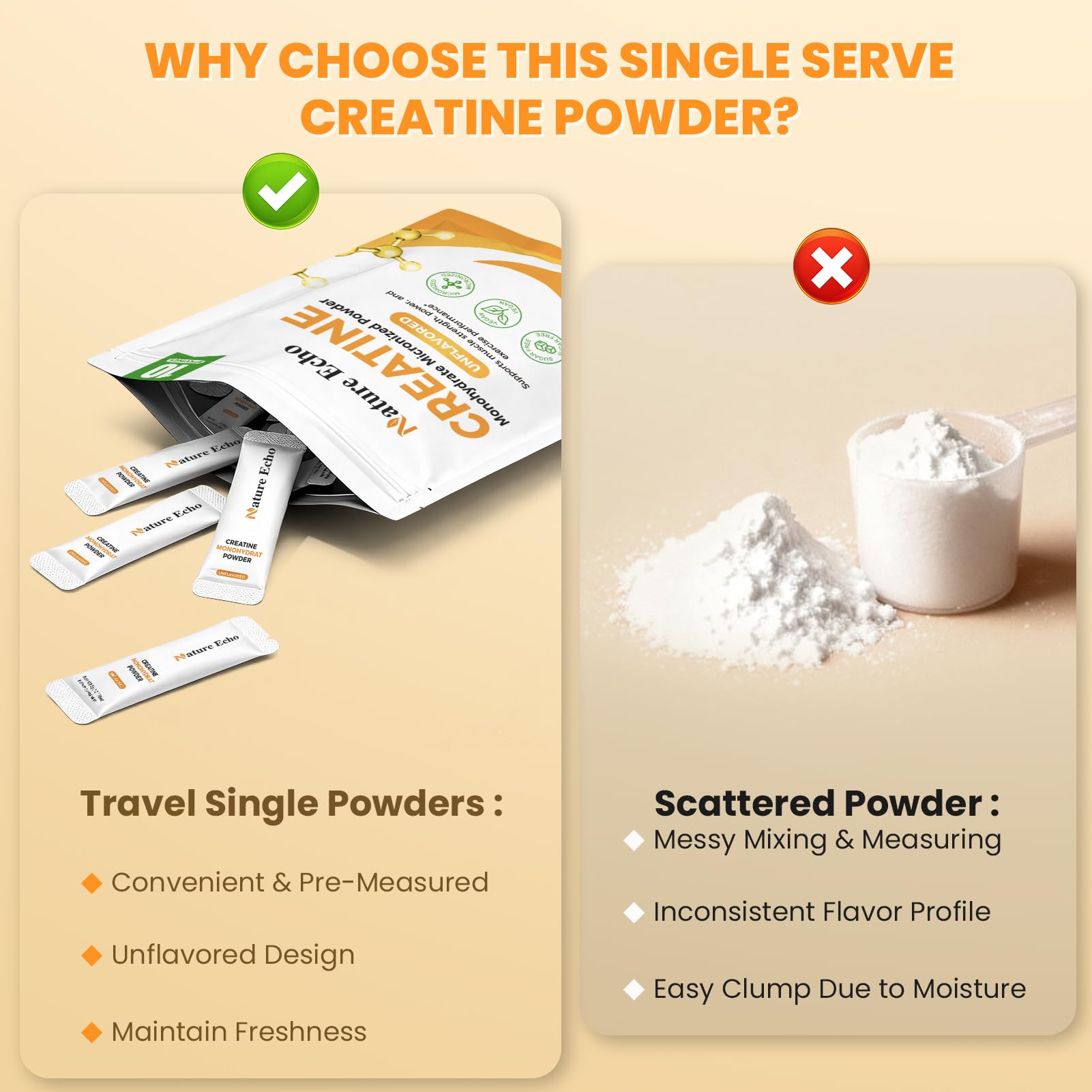 Nature Echo third-party tested creatine ensuring quality and safety in every batch.