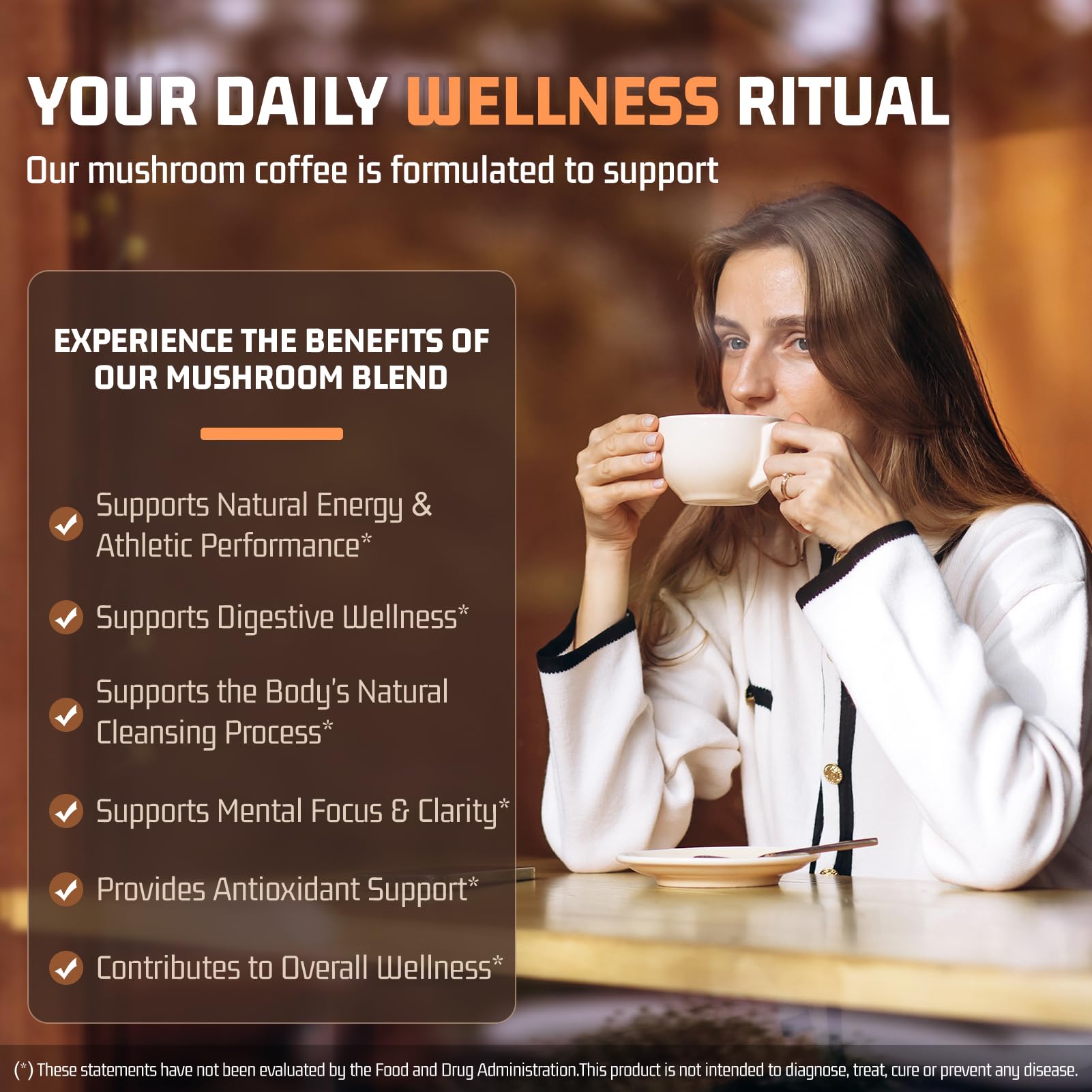 Nature Echo Reishi wellness boost close-up.