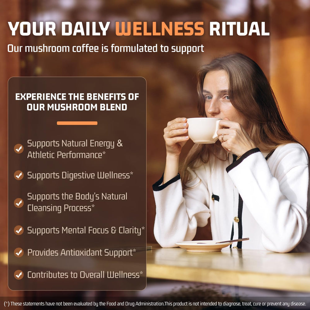 Nature Echo Reishi wellness boost close-up.