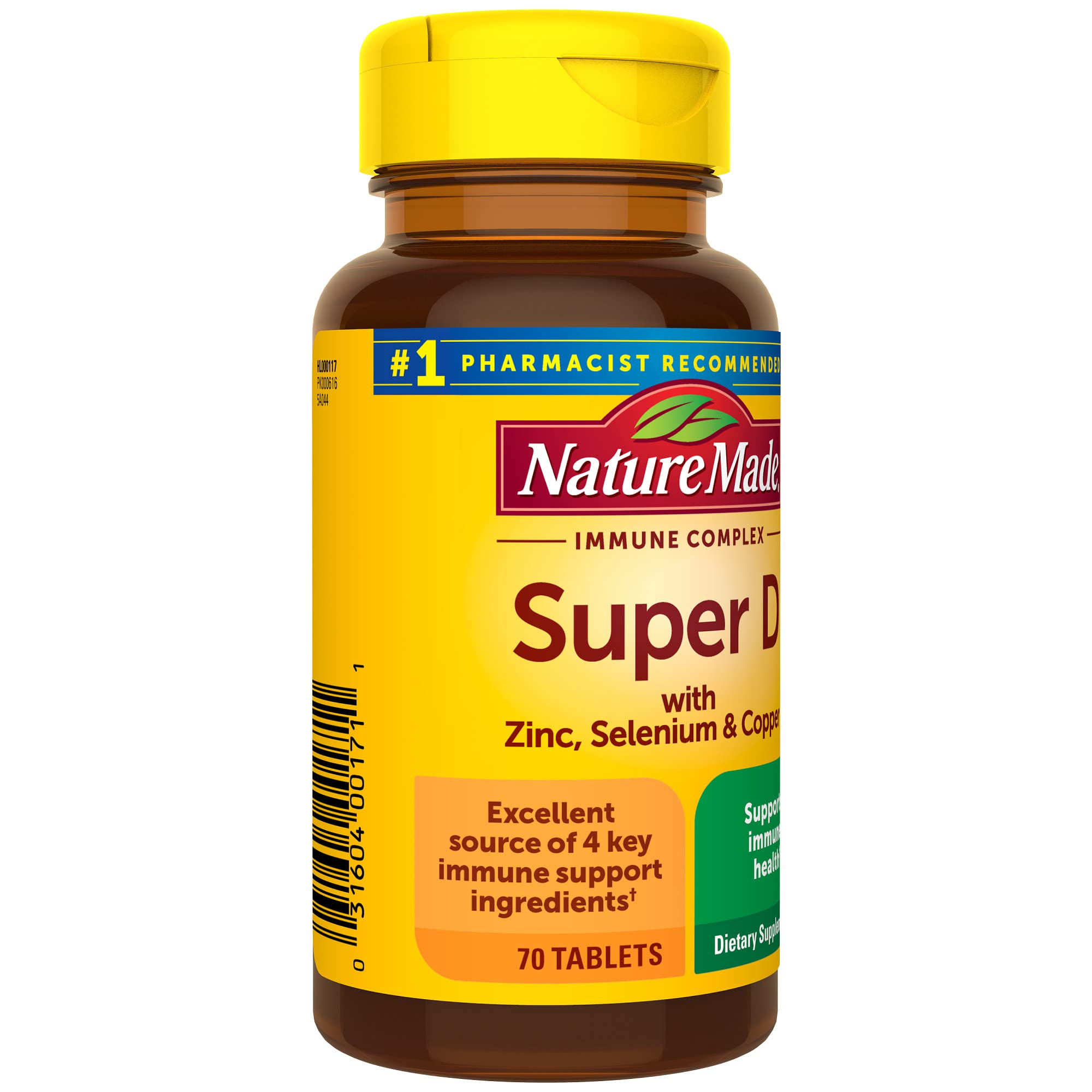 Nature Made 70-day supply signifying long-term immune support.