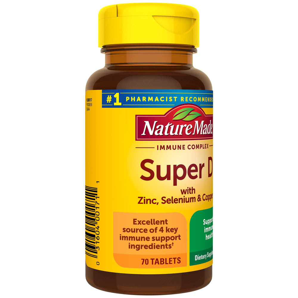 Nature Made 70-day supply signifying long-term immune support.
