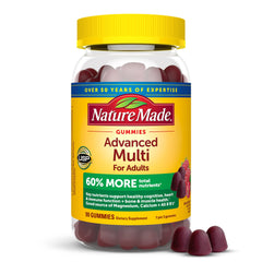 Nature Made Advanced Multivitamin Gummies bottle for daily nutritional support