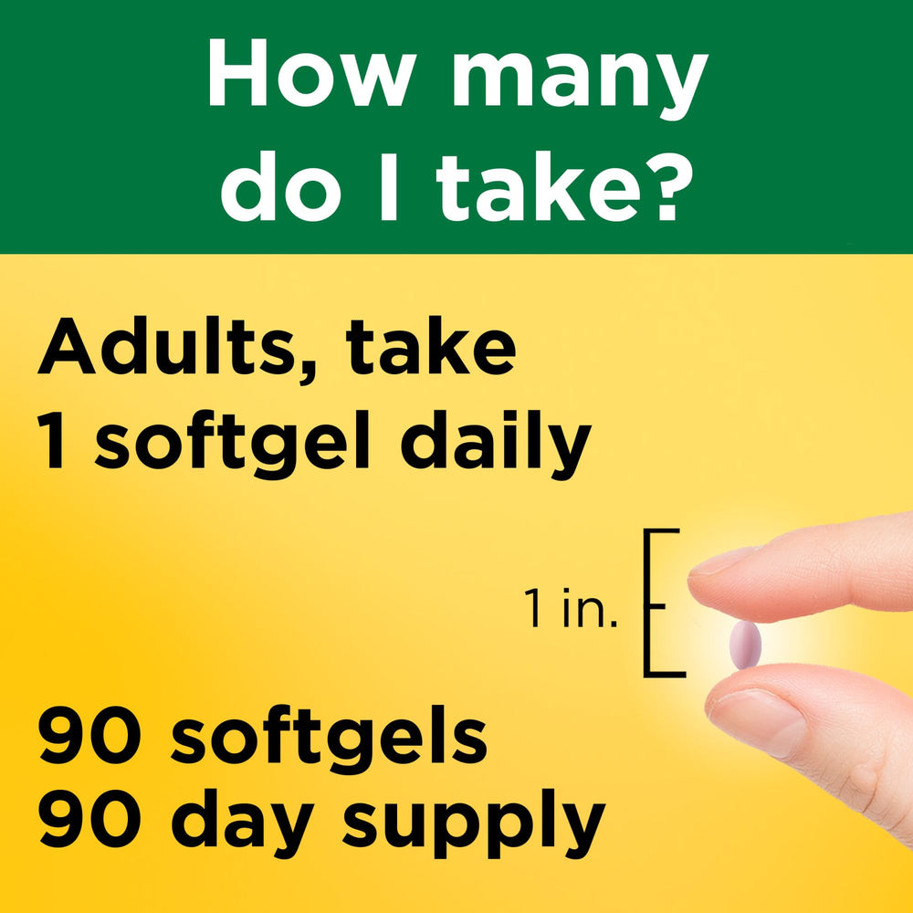 Nature Made B12 1000 mcg box shows 90-count supply for daily use