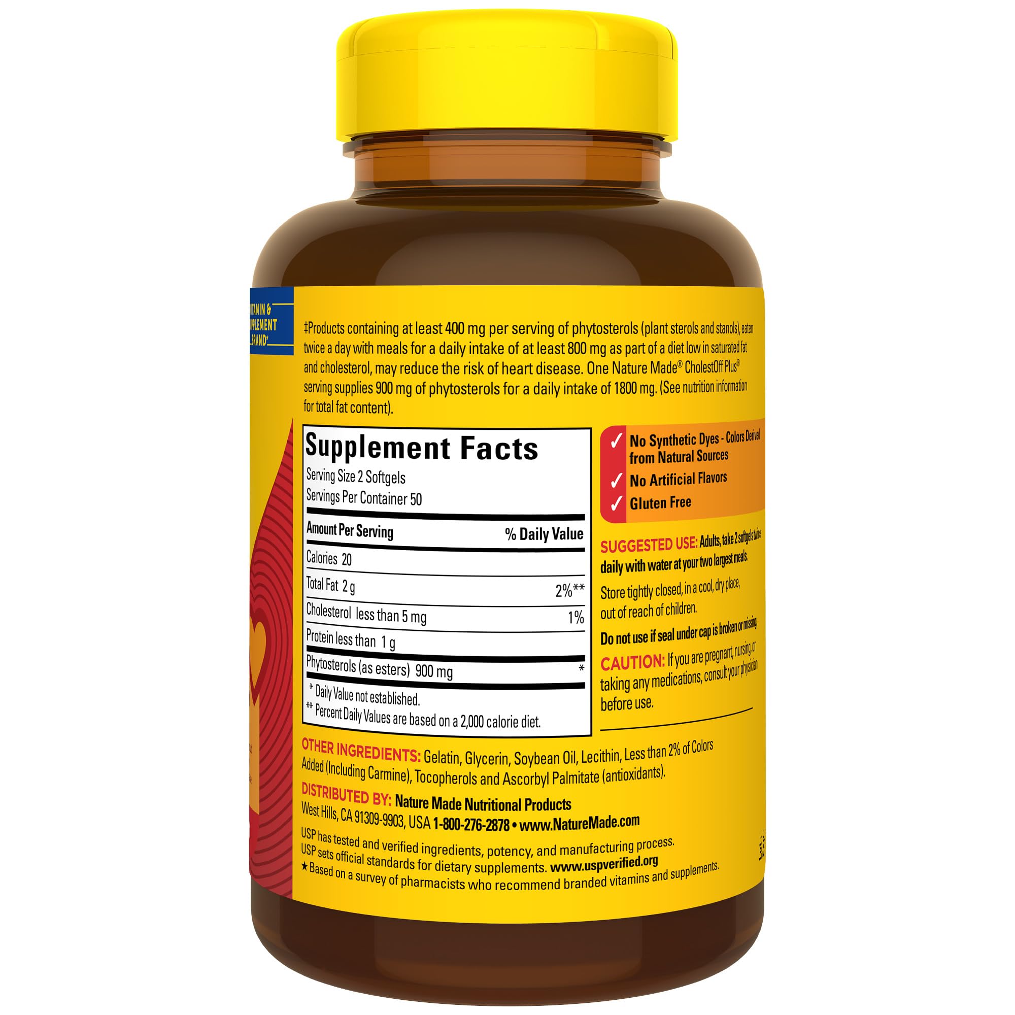 Nature Made CholestOff Plus heart health scene suggests daily wellness.