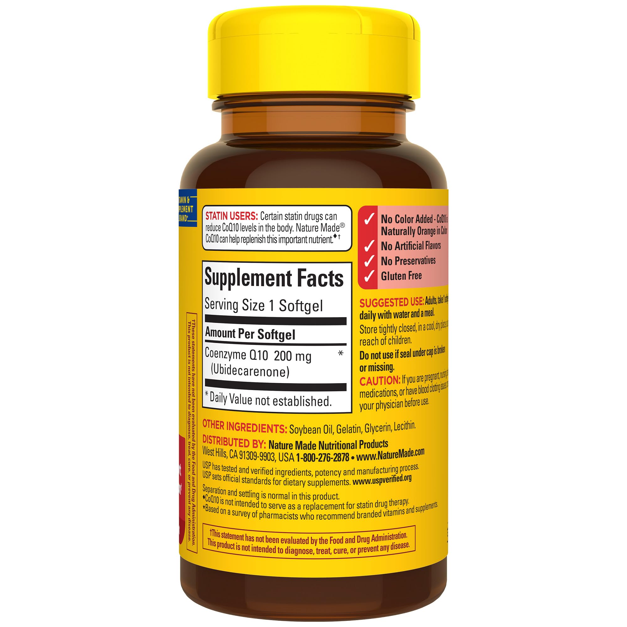 Heart health icon representing potential benefits of Nature Made CoQ10 200 mg.