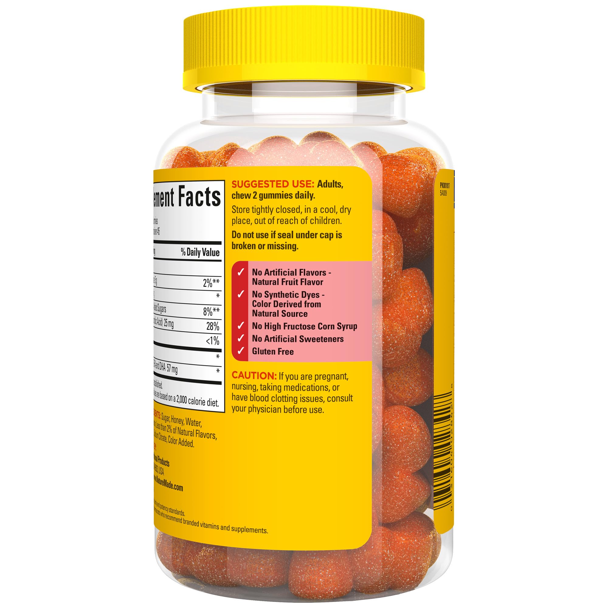 Nature Made Fish Oil Gummies package appealing to health-conscious adults.