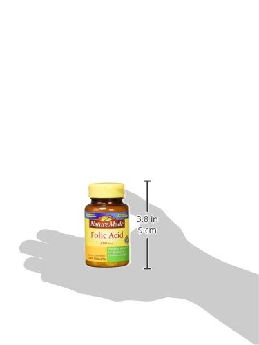 Nature Made Folic Acid 400 mcg tablets view for simple daily supplementation