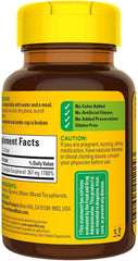 Nature Made gluten-free label on Vitamin E bottle