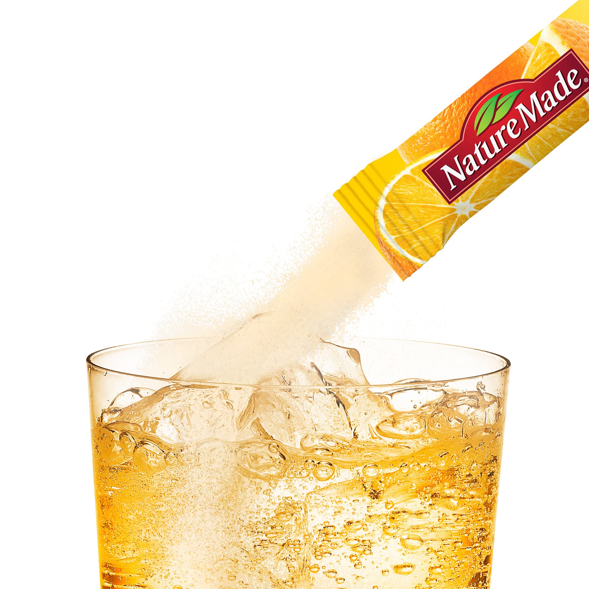 Nature Made ImmuneMAX uses natural orange flavor for a tasty, artificial-free experience.