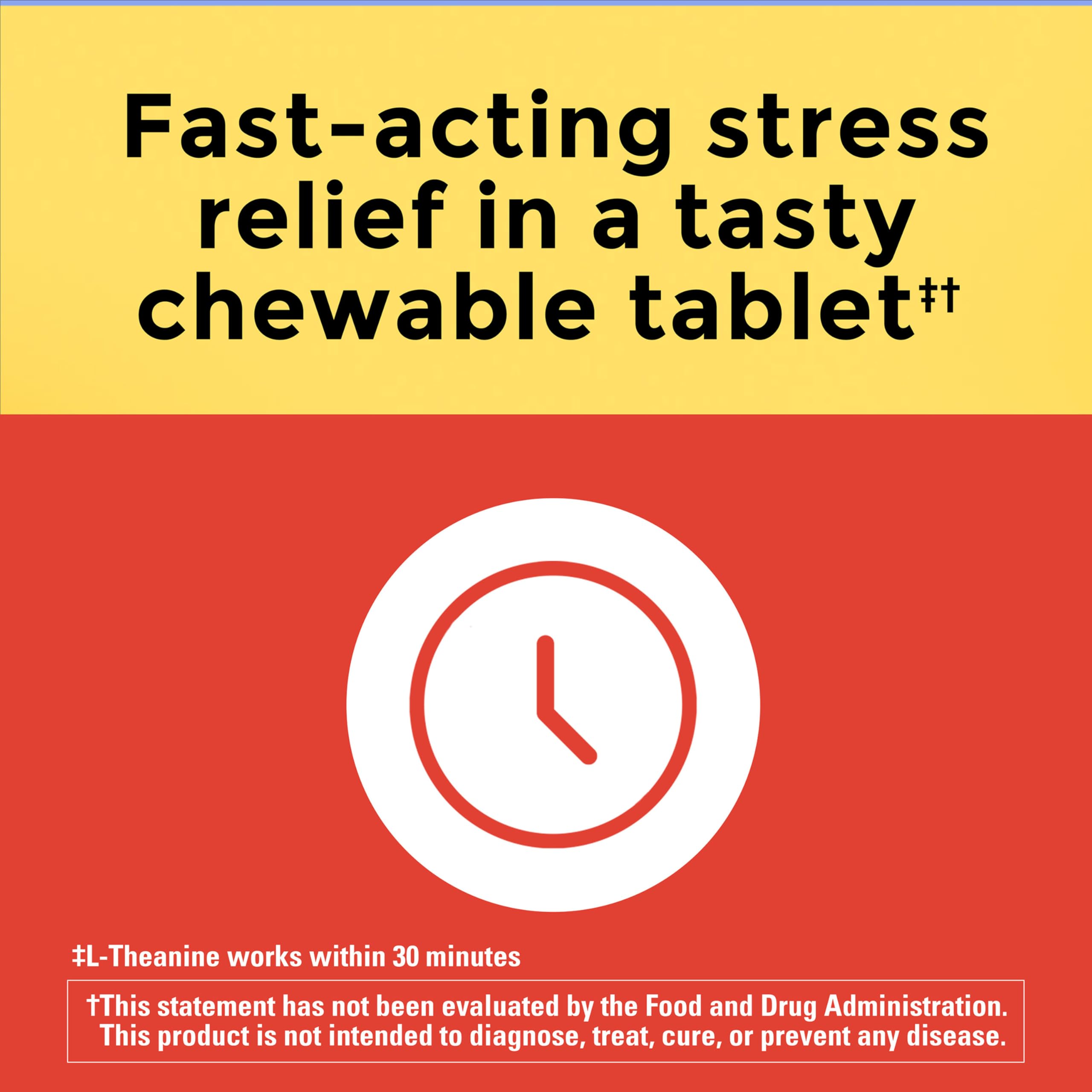 Tableta Nature Made L-Theanine 200mg, ofrece relajación rápida en minutos.