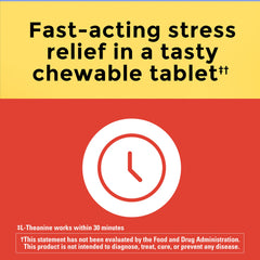 Tableta Nature Made L-Theanine 200mg, ofrece relajación rápida en minutos.