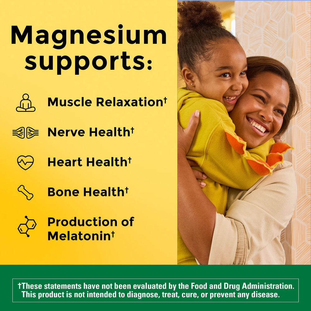 Nature Made Magnesium L-Threonate label close-up with Vitamin C and D3.