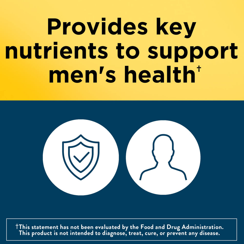 Nature Made Multi for Him Gummies label displays USP Verified and gluten-free status.