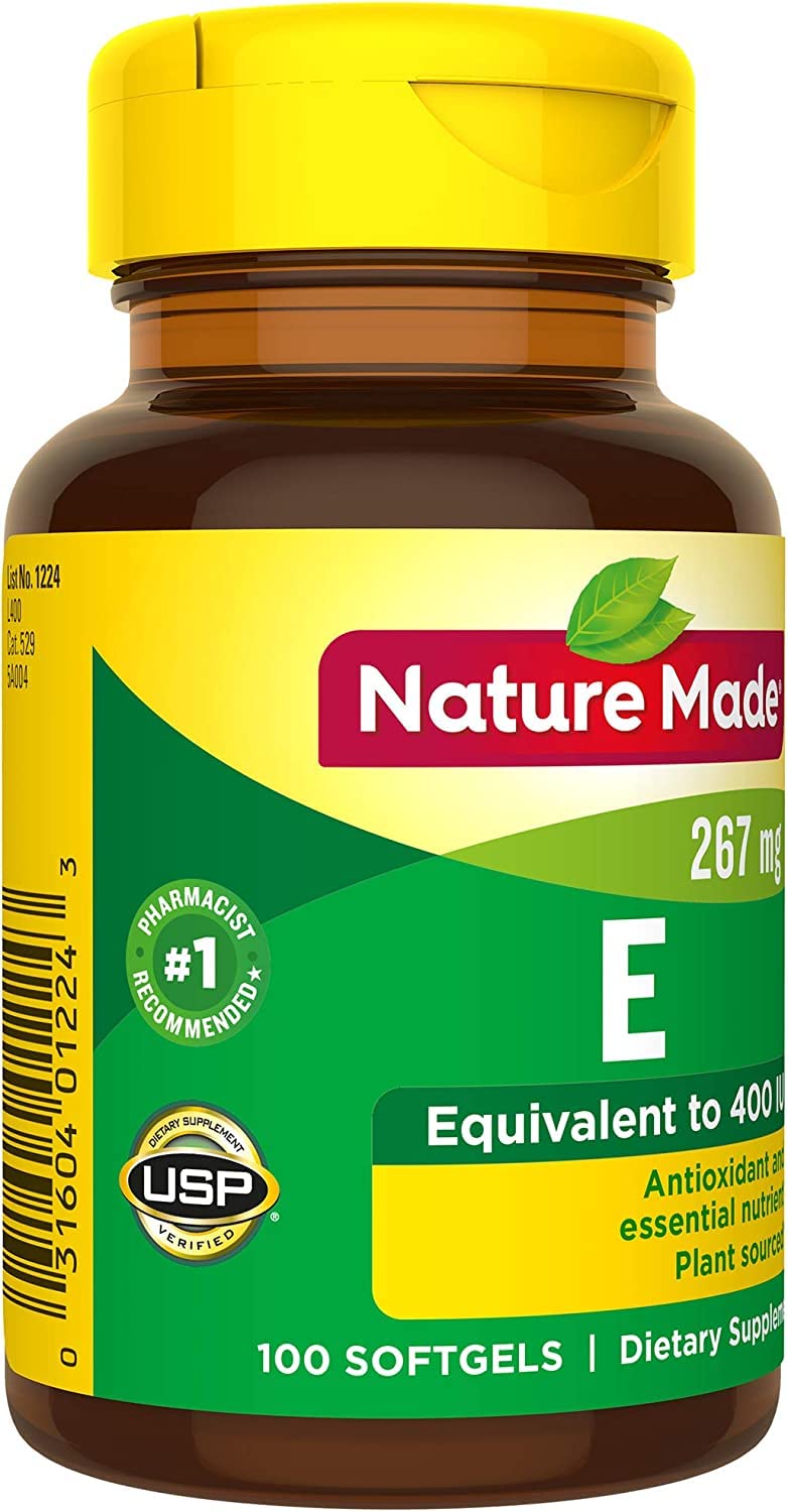 Nature Made two 100-softgel bottles in pack for home use
