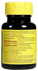 Nature Made Vitamin B6 100 mg tabs being poured, highlighting convenient one-a-day dosage.