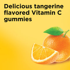 Nature Made Vitamin C 500 mg gummies dispensing action for convenient use.