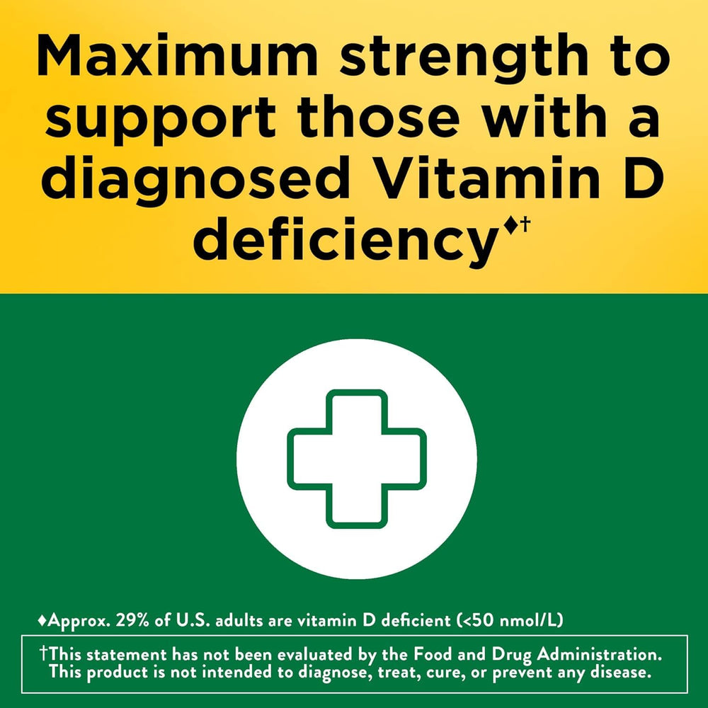 Nature Made Vitamin D3 pack of 2 box on shelf, gluten-free and no artificial flavors