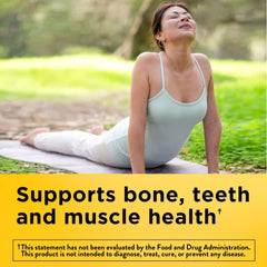 Nature Made Vitamin D3 1000 IU tablets closeup emphasizing calcium absorption benefits