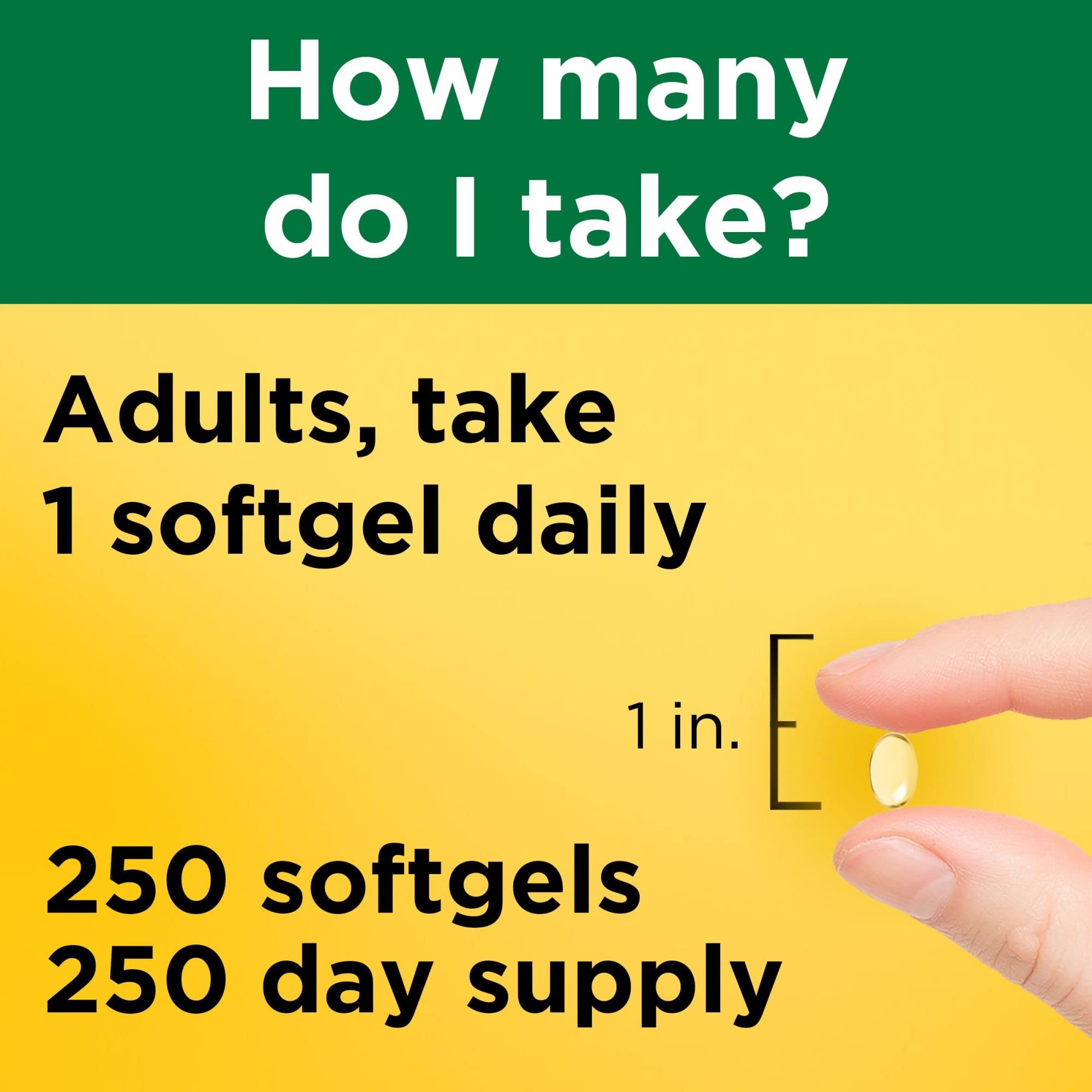 Nature Made Vitamin D3 2000 IU softgels with immune-support emphasis.
