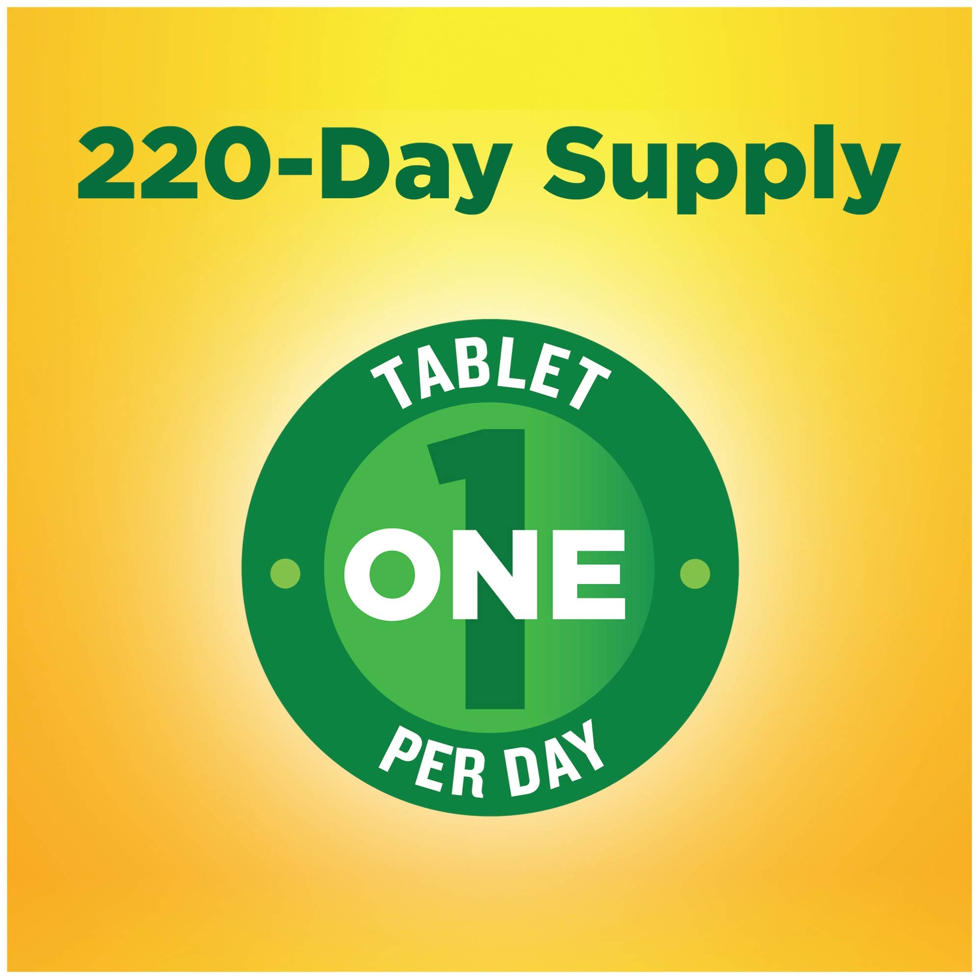 Nature Made Vitamin D3 tablets on white surface for everyday supplementation