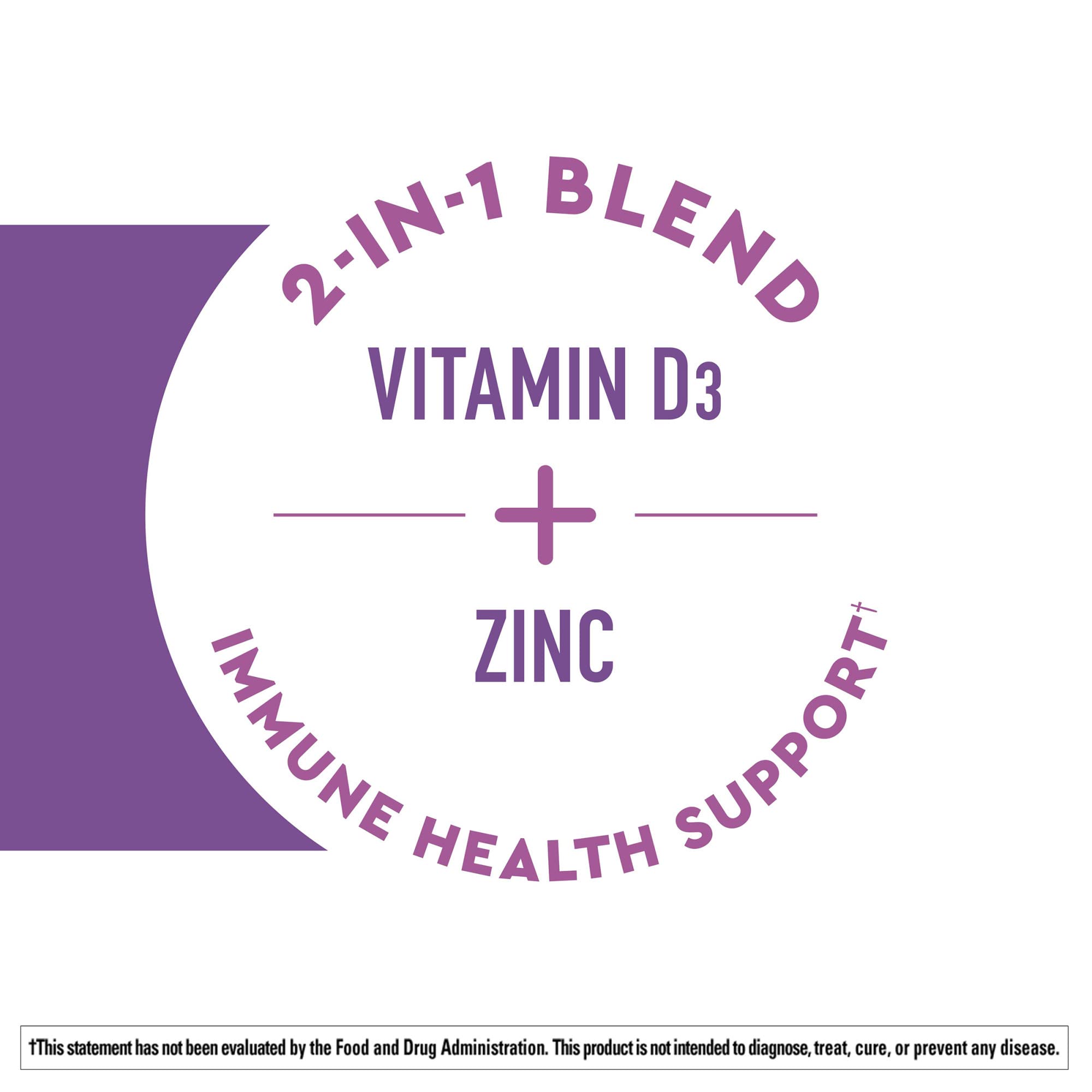 Nature Made Wellblends Elderberry ImmuneCare tablet dissolving quickly for easy daily use.