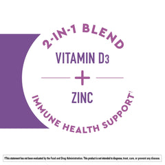 Nature Made Wellblends Elderberry ImmuneCare tablet dissolving quickly for easy daily use.