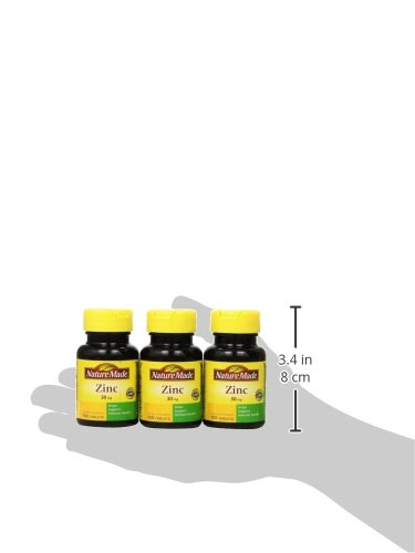 Storage instruction for Nature Made Zinc 30mg in a cool, dry place