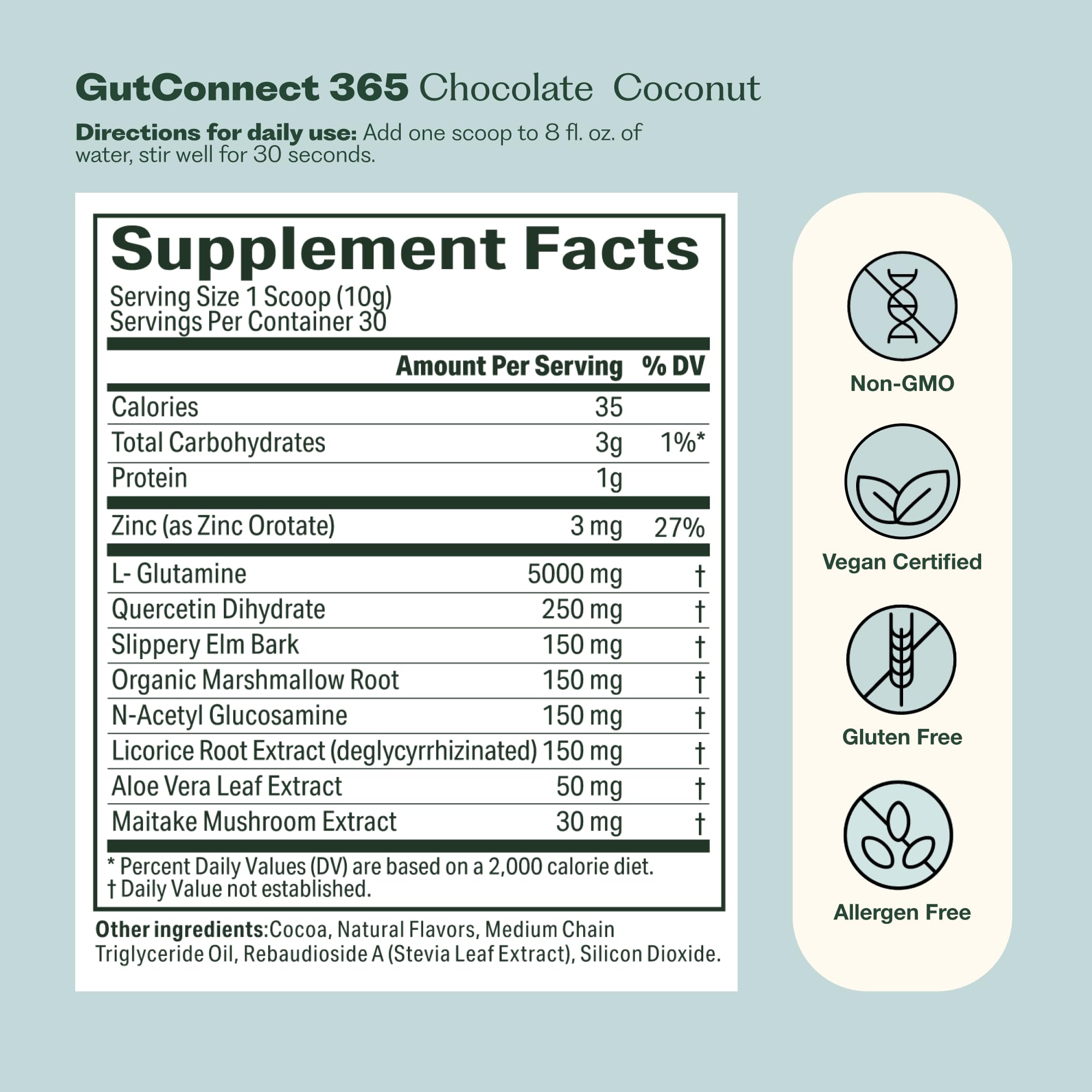 Nature M.D. GutConnect 365 jar on pantry shelf supports daily wellness.