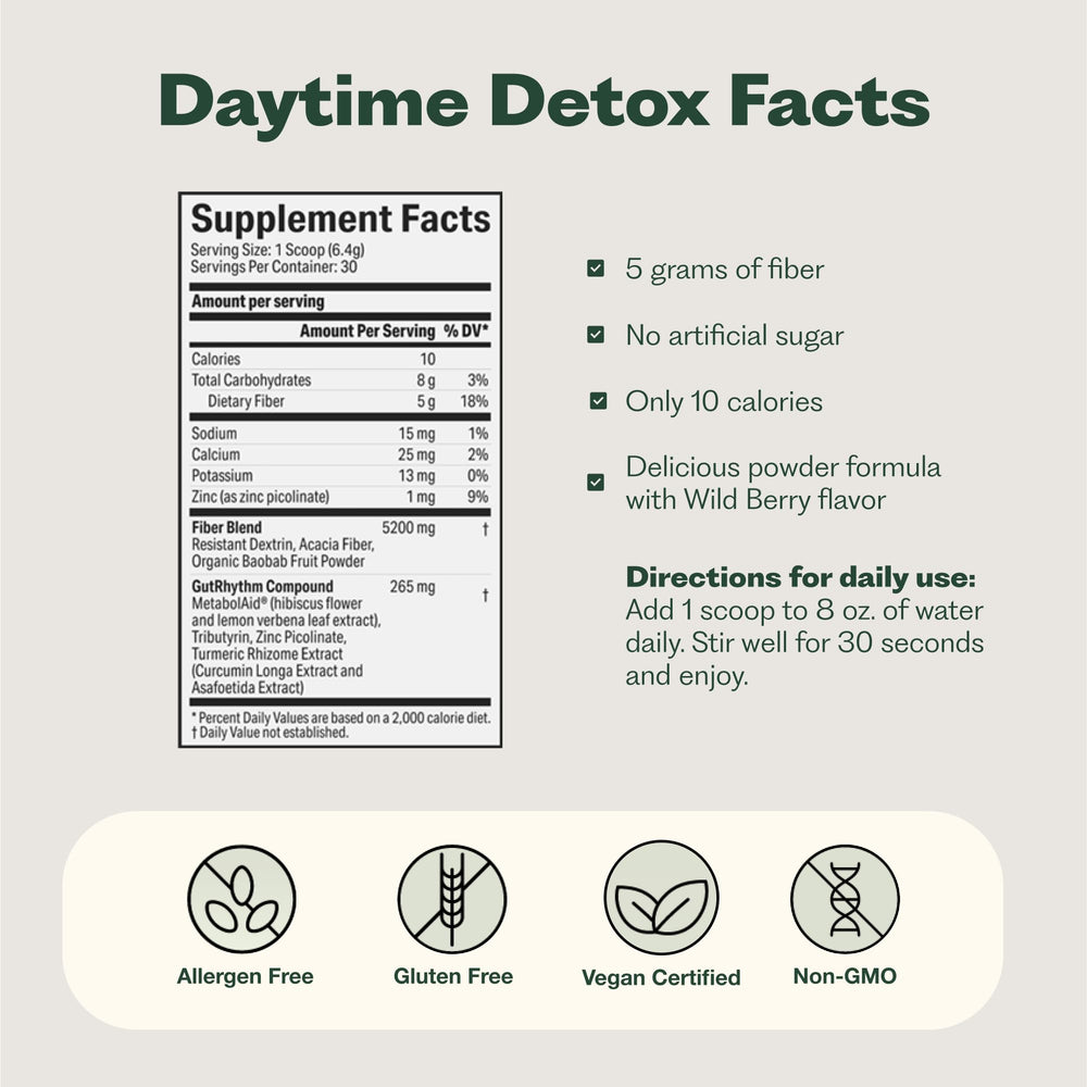 Nature M.D. GutRhythm lifestyle shot promoting routine, regularity, and wellbeing.