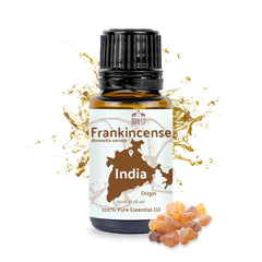 Nature Packaged Aceite Esencial Incienso, botella de 15 ml para difusor y aromaterapia relajante.