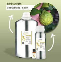 Nature Packaged bergamot peels close-up showing fresh citrus notes